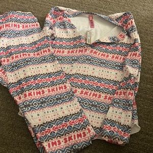 SKIMS Multicolor Patterned Leggings